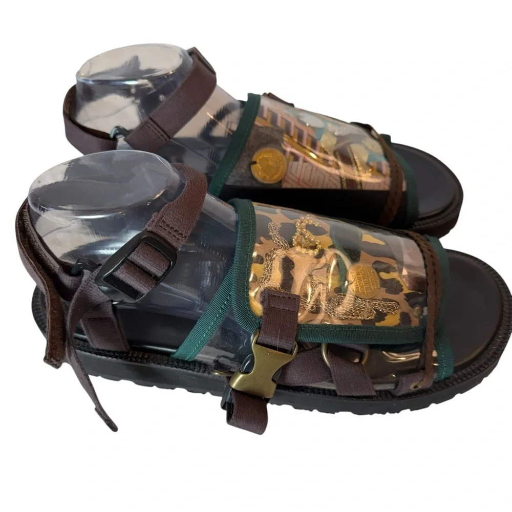NWOB JAPAN JAPANESE KOLOR BRAND SIZE 10.5 SANDALS VIBRAM